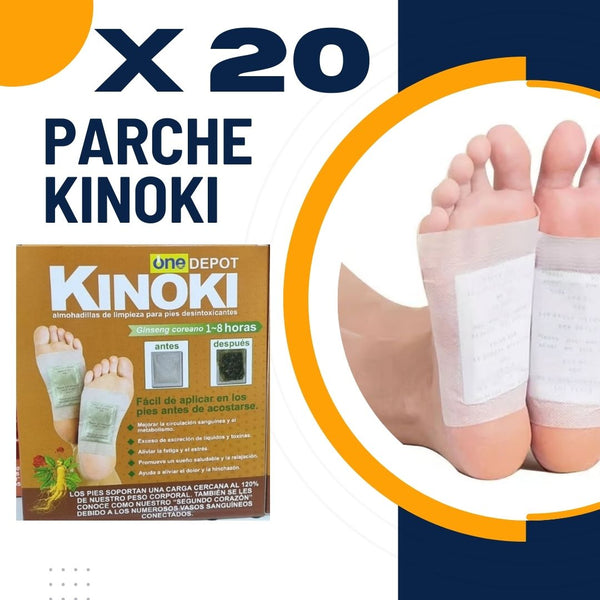 20 Parches Kinoki Premium 2 Cajas