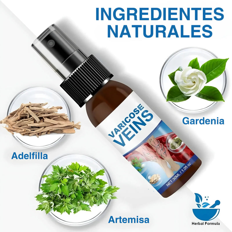 KIT Spray + 50 Parches Anti Varices + Regalo